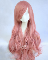 Peruca Rosa Ondulada